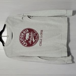 Reflex California cali love pull on sweater Sz Small